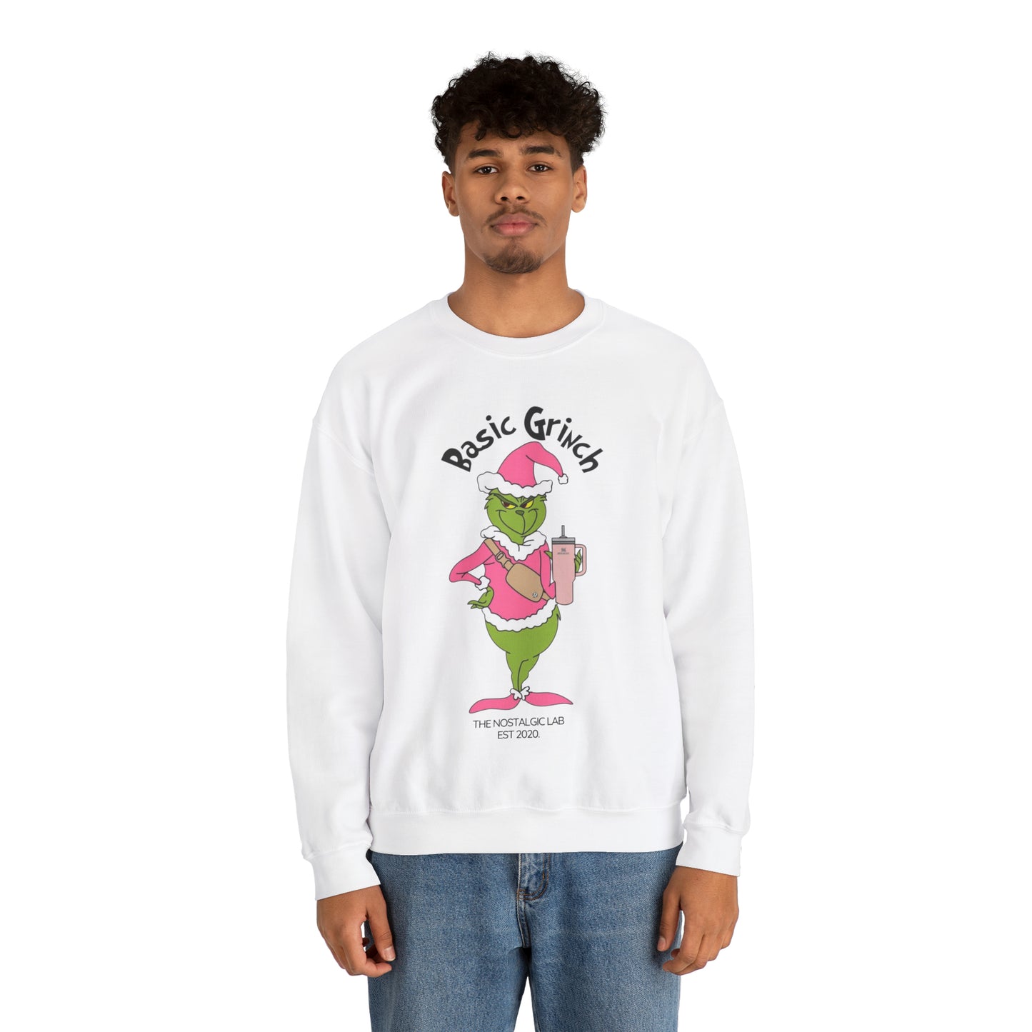 Basic Grinch Unisex Crewneck Sweatshirt