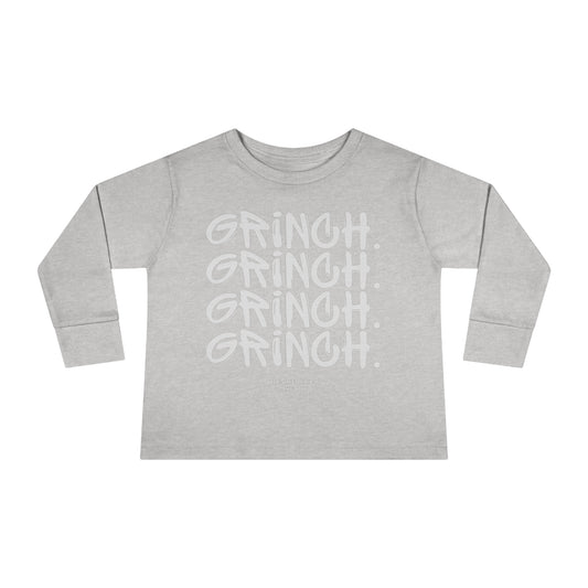 Grinch Graffiti Toddler Long Sleeve Tee