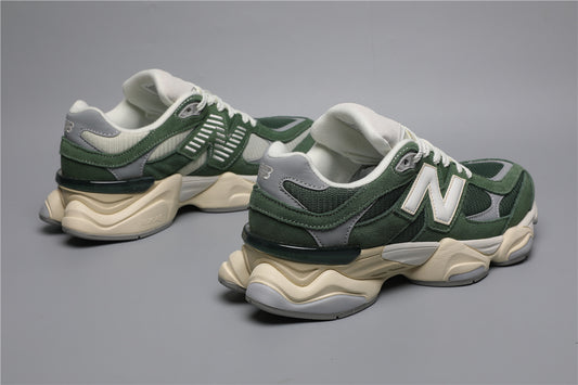 NB Sneakers - Green Beige Velvet
