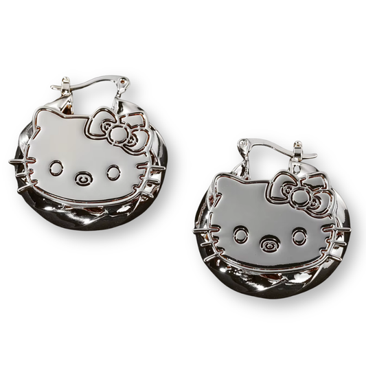 HK Bamboo Twist Hoops