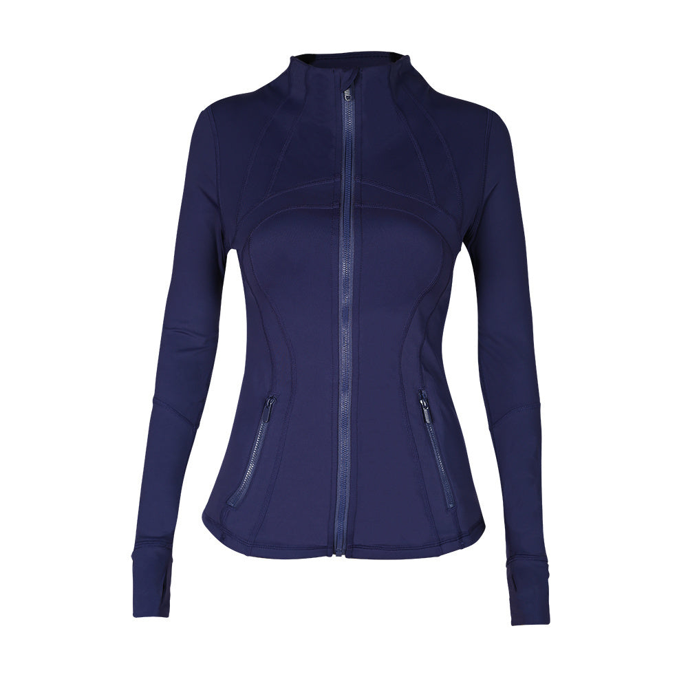 Lululemon Navy Blue Full Zip Define Leggings Set