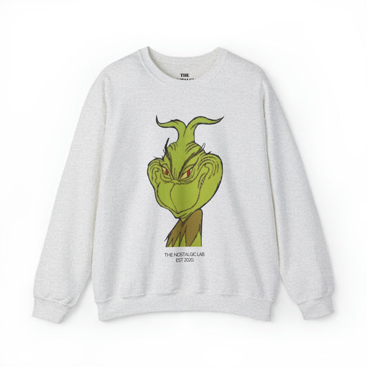 Grinchy Grin Unisex Crewneck Sweatshirt
