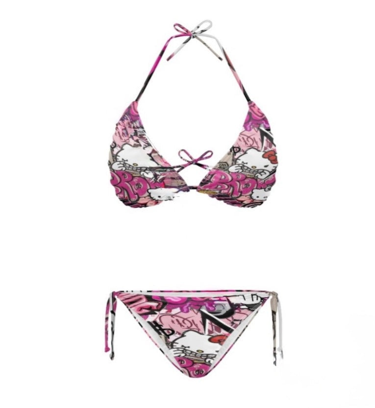 HK Graffiti Grillz Bikini