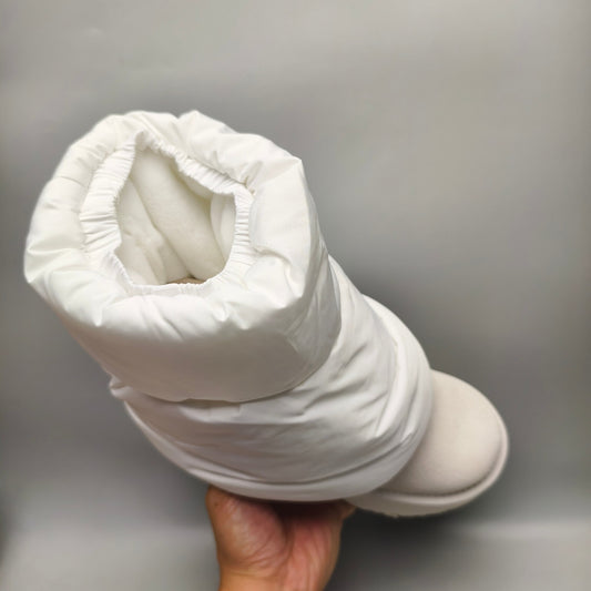 Mini Puffer Platform Boots - Sand