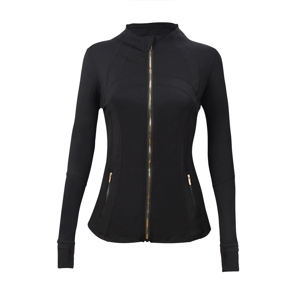 Lululemon Full Zip Define Leggings Set - Black Gold Zipper