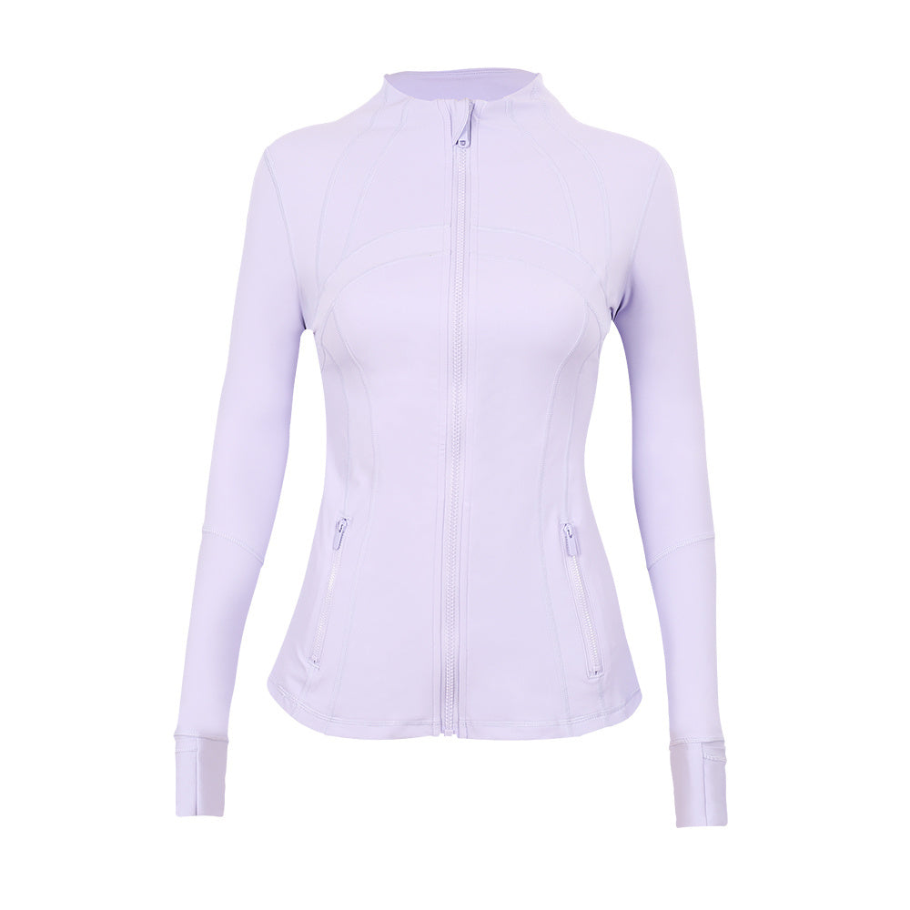 Lululemon Lavender Frosting Full Zip Define Leggings Set