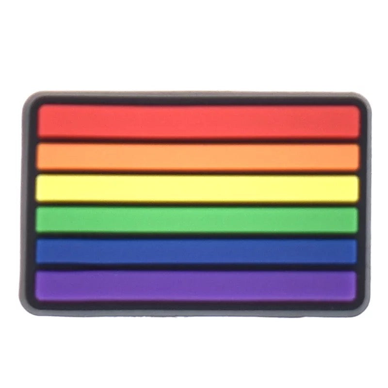 LGBTQ Flag Croc Klip