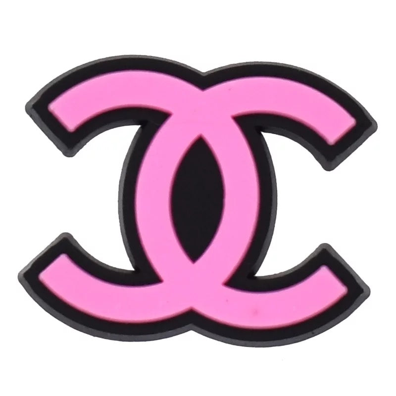 CC-Pink/Black Croc Klip