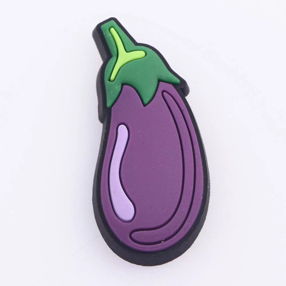 Eggplant Croc Klip
