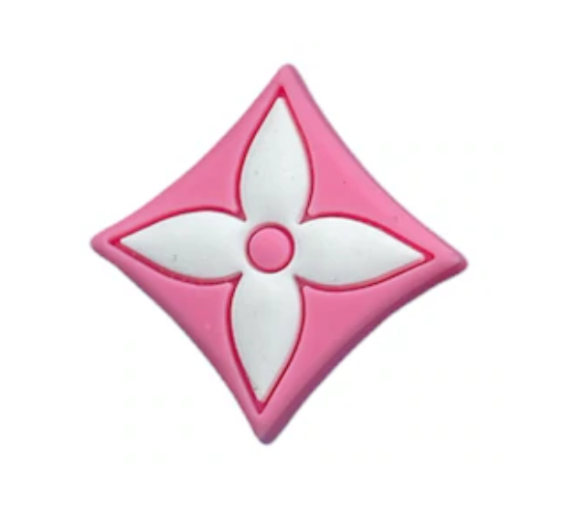 LV Flower II - Pink Croc Klip