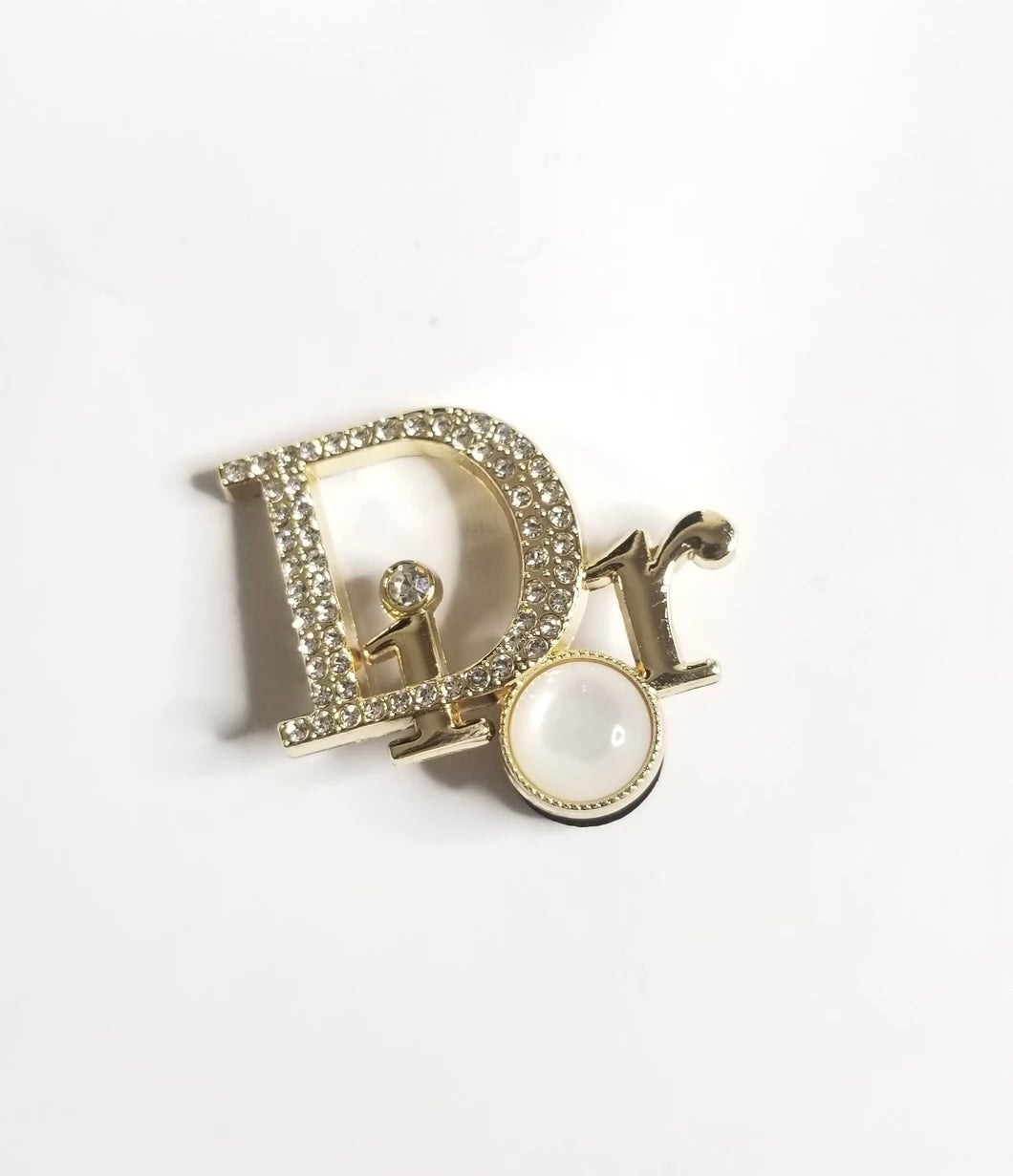 Gold Dior Croc Klip