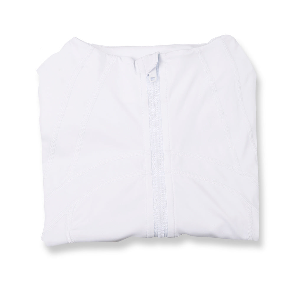 Lululemon White Full Zip Define Leggings Set