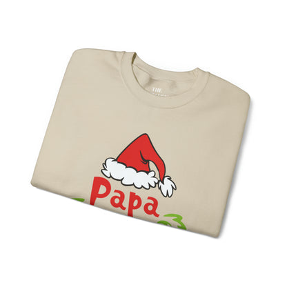 Papa Grinch Unisex Crewneck Sweatshirt