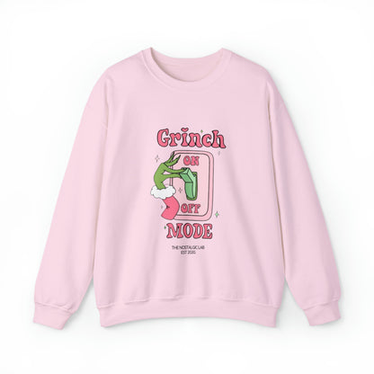 Grinch Mode Unisex Crewneck Sweatshirt