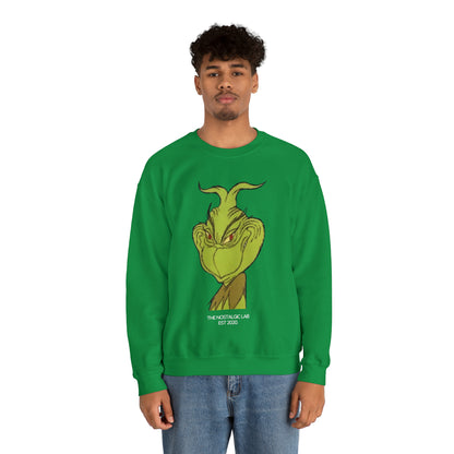 Grinchy Grin Unisex Crewneck Sweatshirt