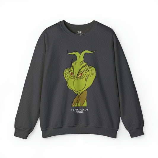 Grinchy Grin Unisex Crewneck Sweatshirt