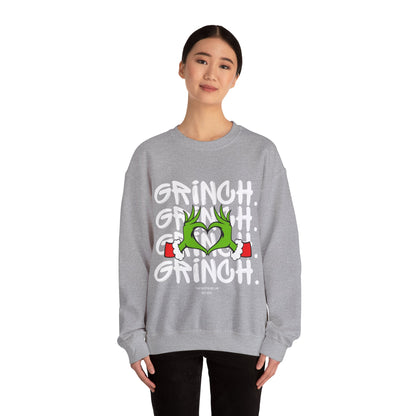 Grinch Heart Unisex Crewneck Sweatshirt