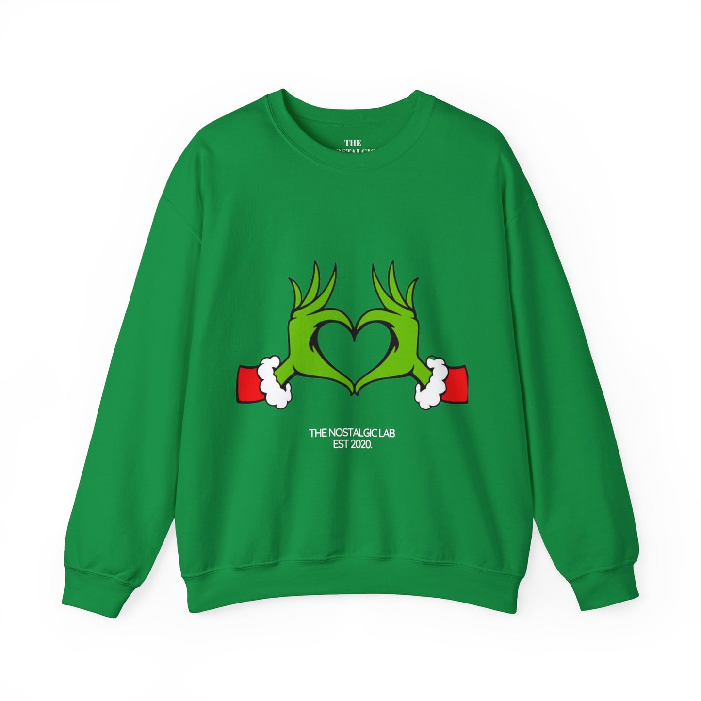 Grinch Heart Unisex Crewneck Sweatshirt