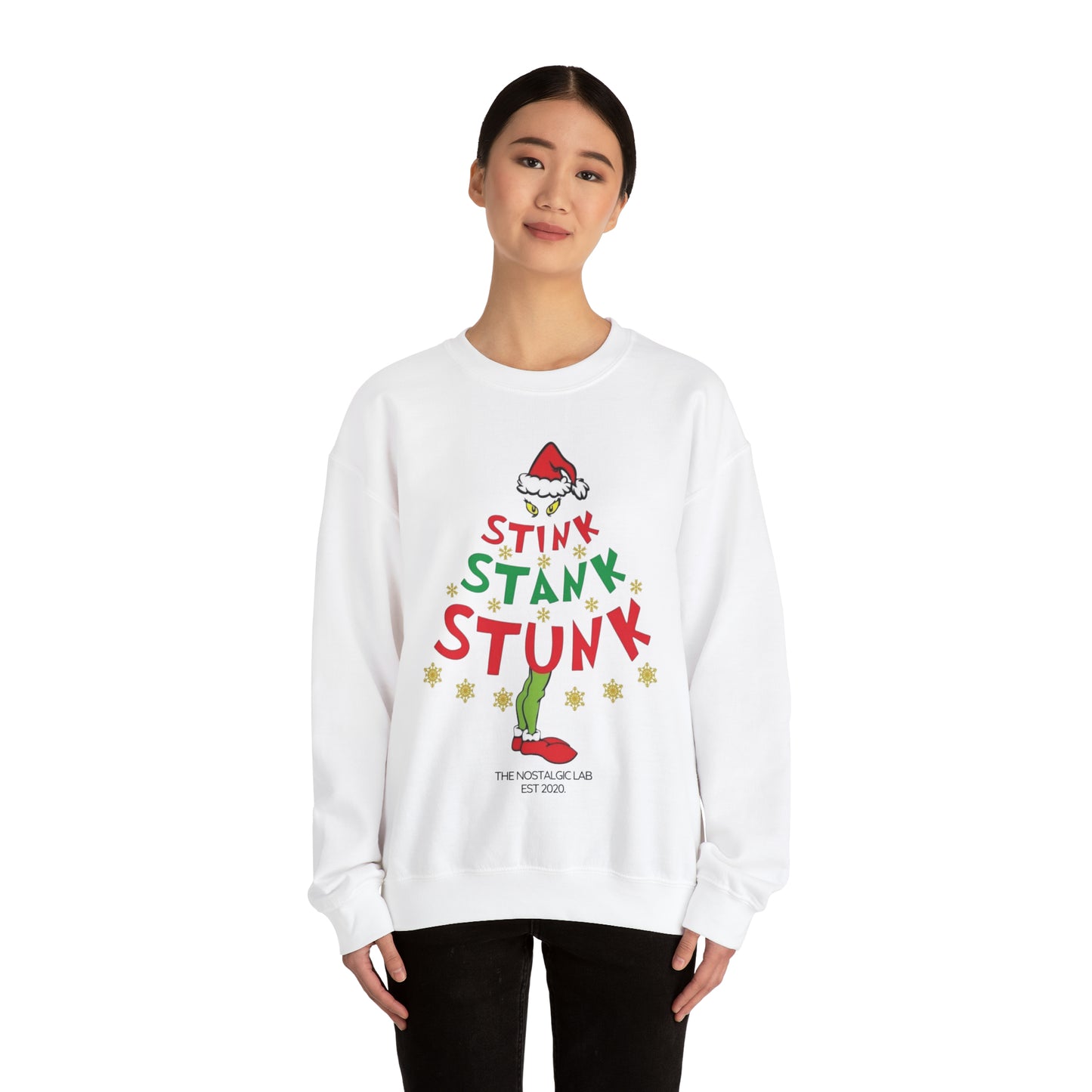 Stink Stank Stunk Grinch Unisex Crewneck Sweatshirt