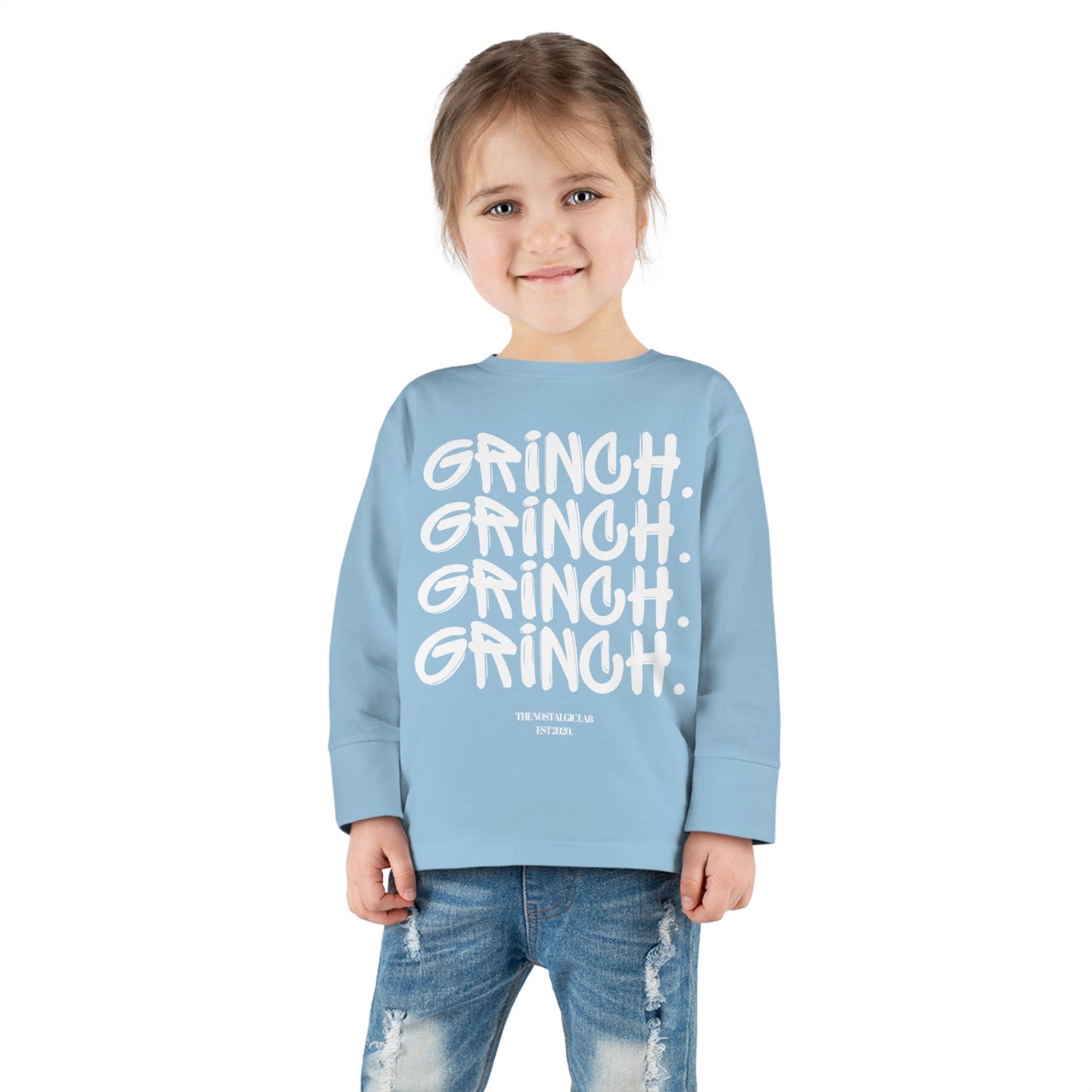 Grinch Graffiti Toddler Long Sleeve Tee