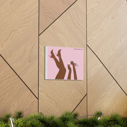 Champagne Girly Gallery Canvas