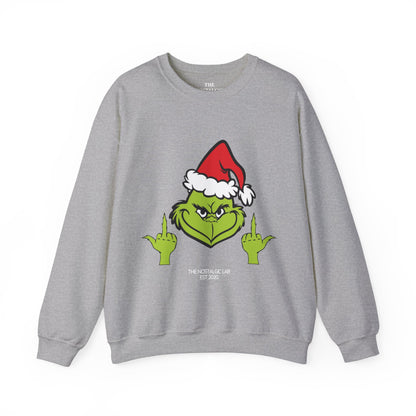 Grinch Finger Unisex Crewneck Sweatshirt