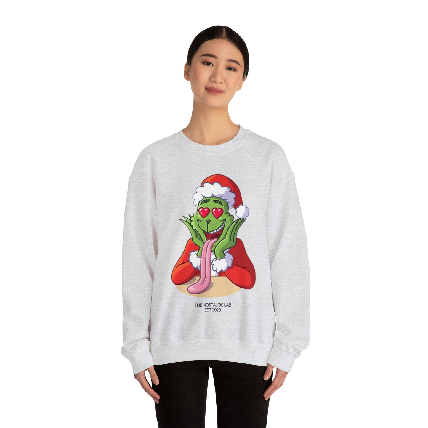 Grinch Heart Eyes Crewneck Sweatshirt