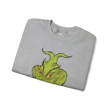 Grinchy Grin Unisex Crewneck Sweatshirt