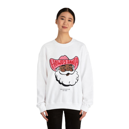 Howdy Santa Unisex Crewneck Sweatshirt
