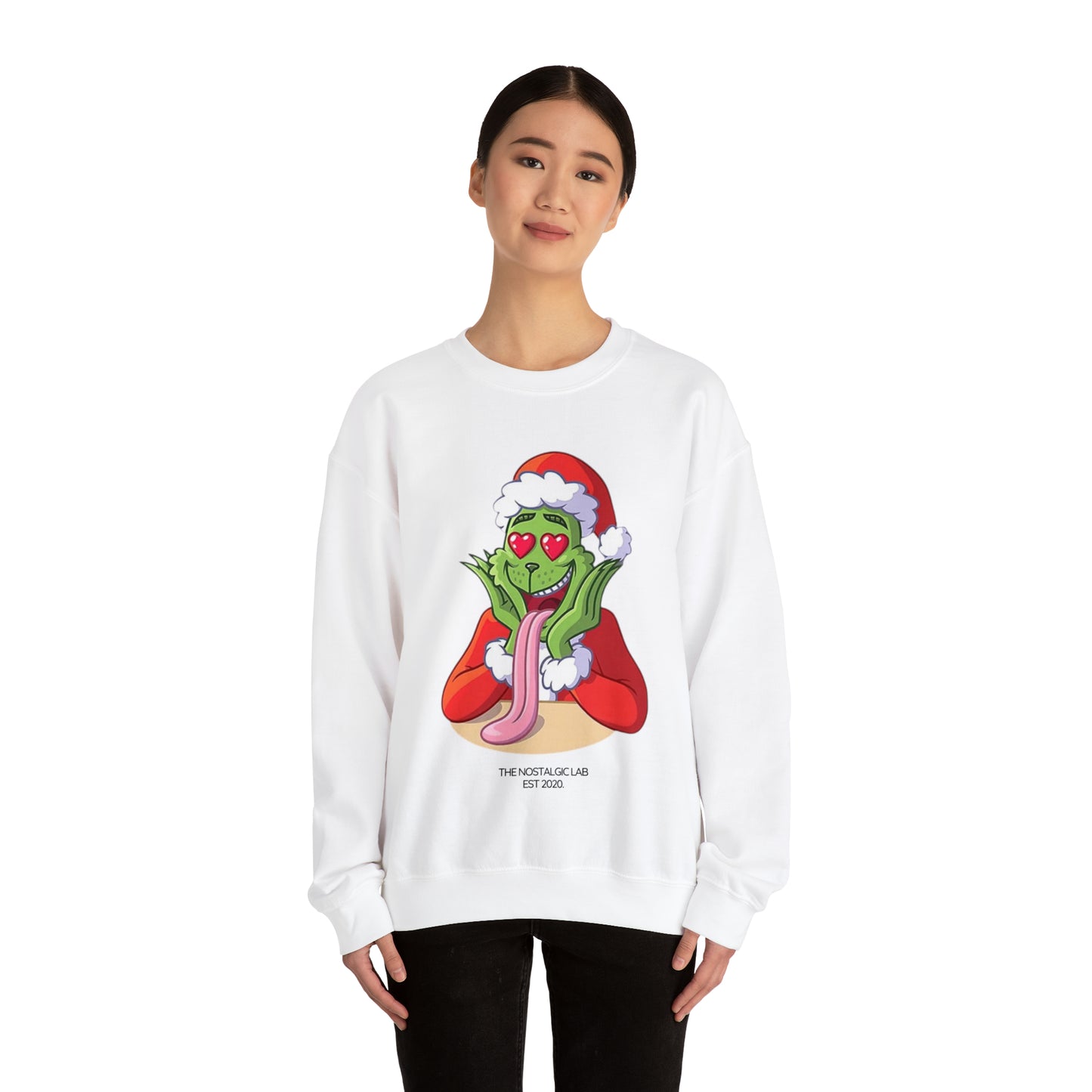 Grinch Heart Eyes Crewneck Sweatshirt