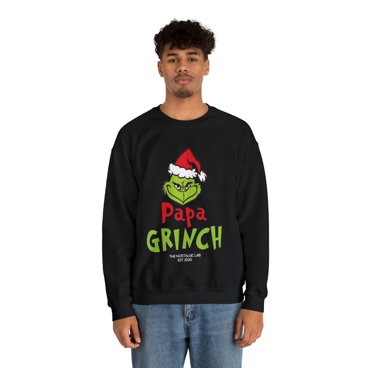 Papa Grinch Unisex Crewneck Sweatshirt