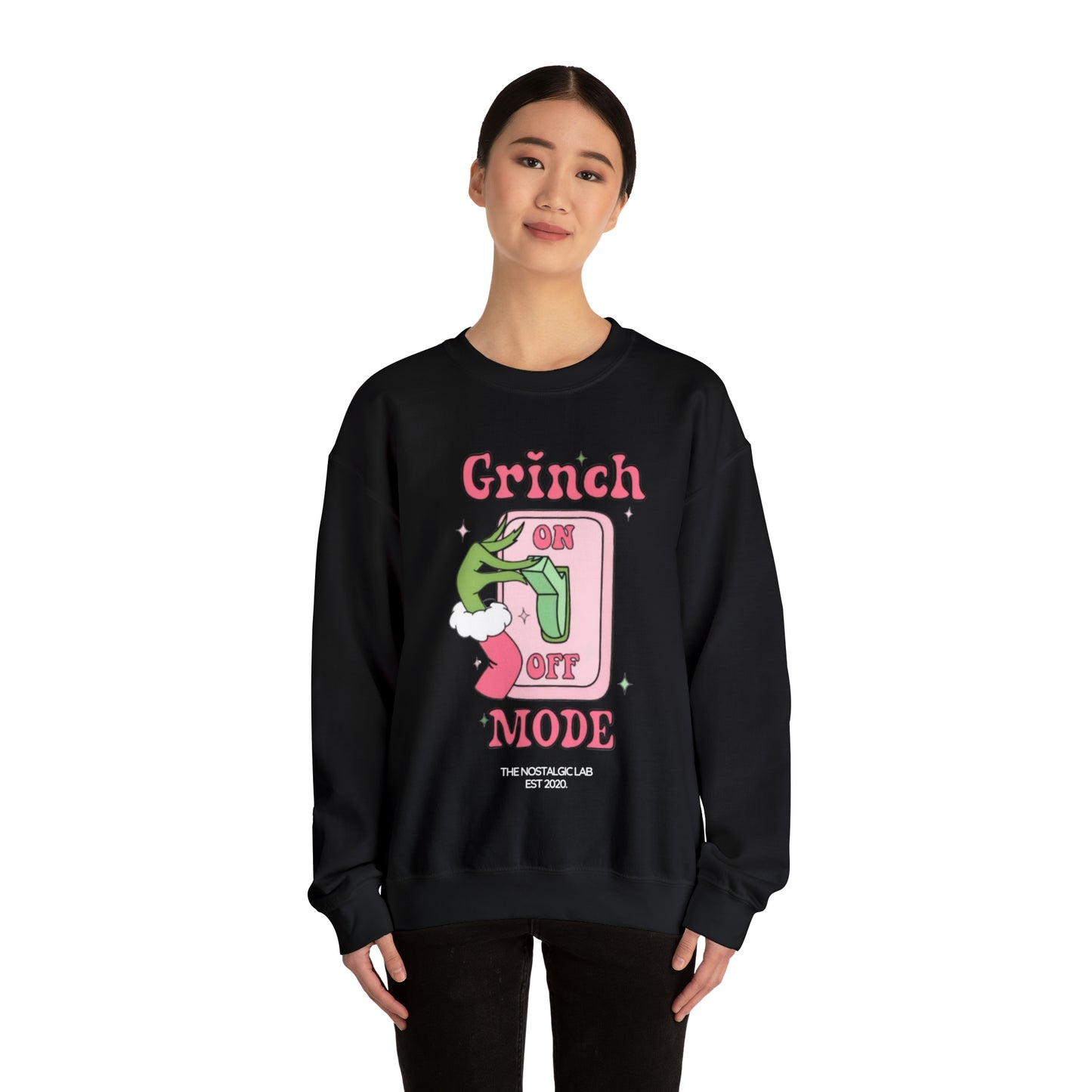 Grinch Mode Unisex Crewneck Sweatshirt