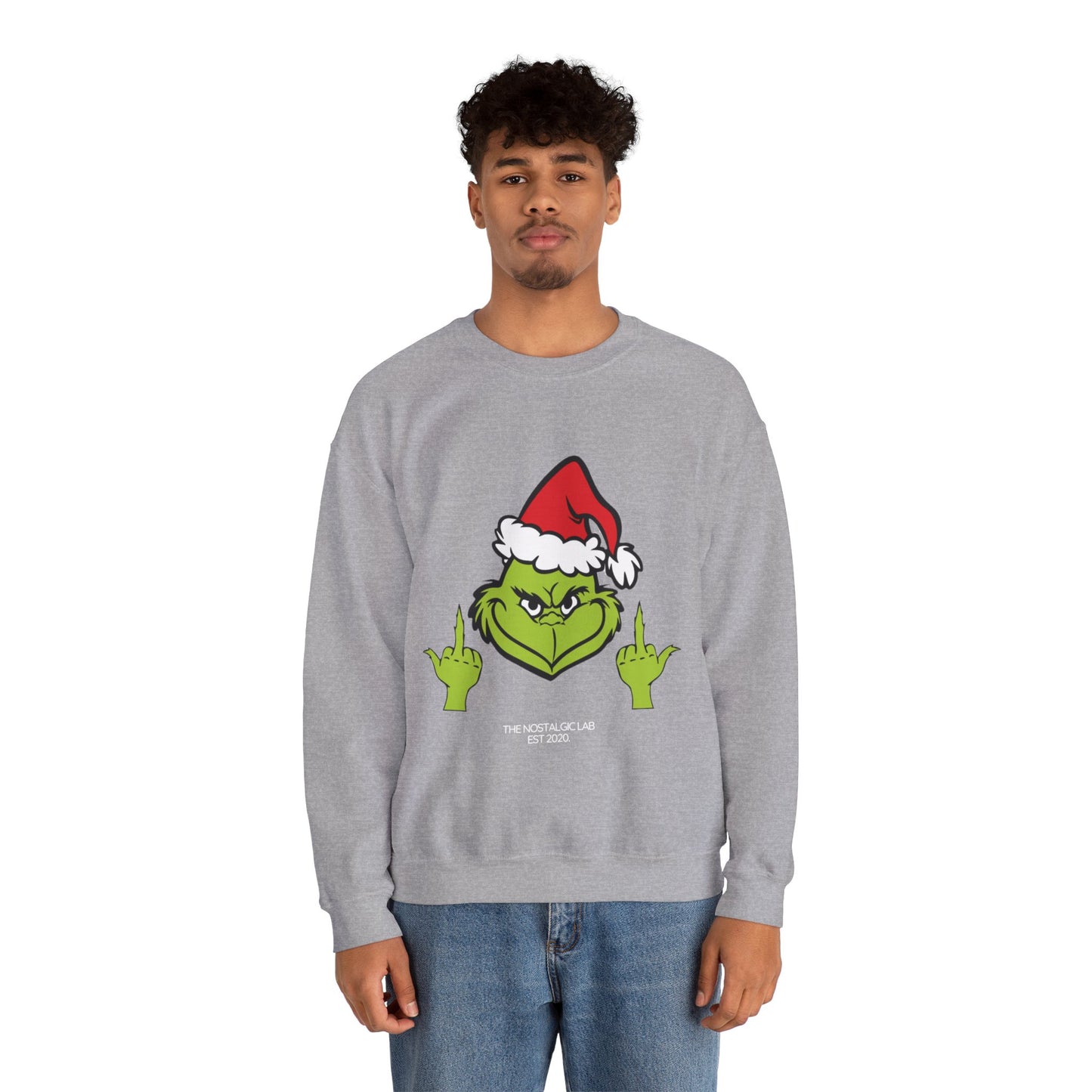 Grinch Finger Unisex Crewneck Sweatshirt