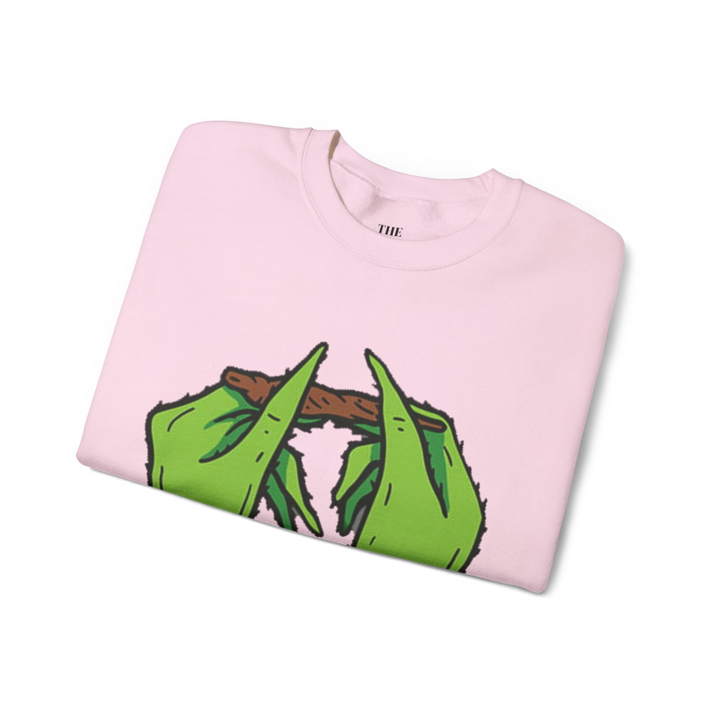 Grinch Roll Up Unisex Crewneck Sweatshirt