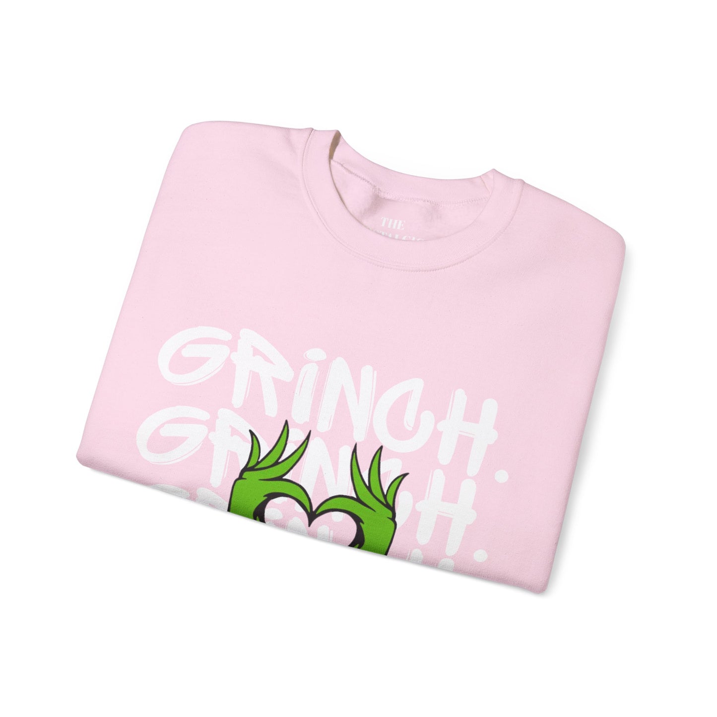 Grinch Heart Unisex Crewneck Sweatshirt