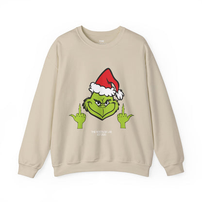 Grinch Finger Unisex Crewneck Sweatshirt