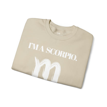 I'M A SCORPIO Unisex Crewneck Sweatshirt