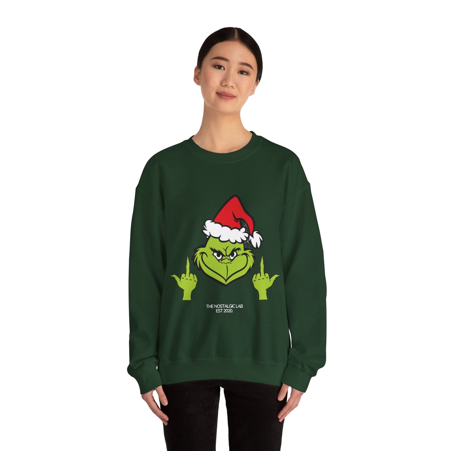 Grinch Finger Unisex Crewneck Sweatshirt