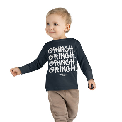 Grinch Graffiti Toddler Long Sleeve Tee