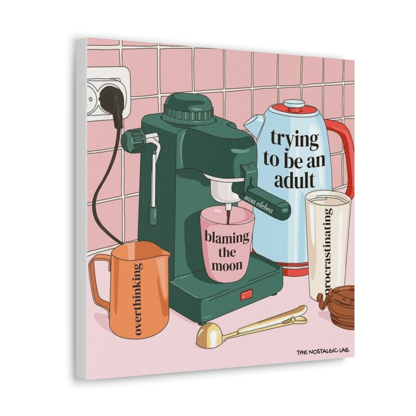 Girl Math Gallery Canvas
