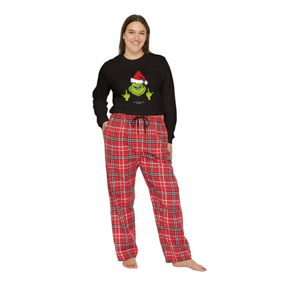 Women's Grinch Finger Pajama Set