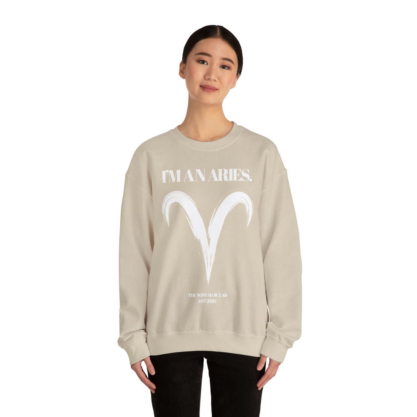 I'M AN ARIES Unisex Crewneck Sweatshirt
