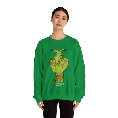 Grinchy Grin Unisex Crewneck Sweatshirt