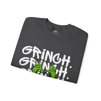 Grinch Heart Unisex Crewneck Sweatshirt