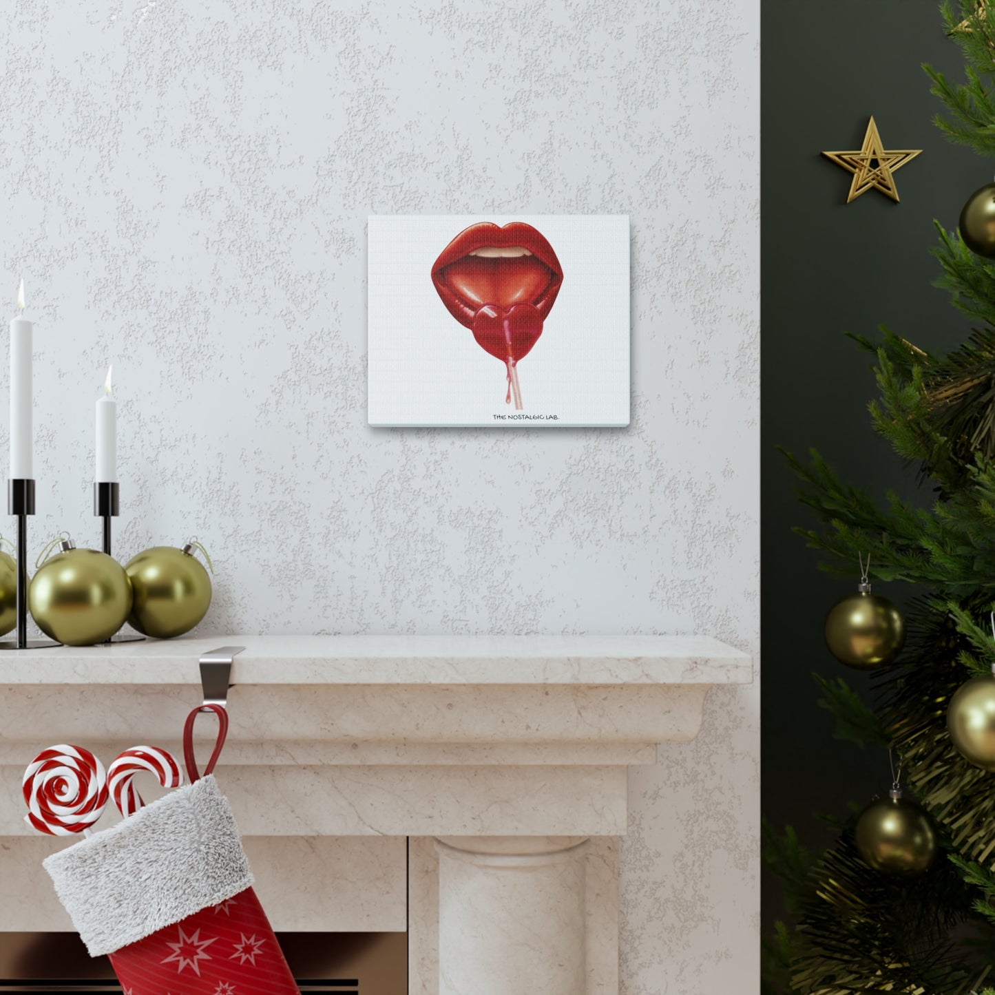 Heart Lolly Gallery Canvas