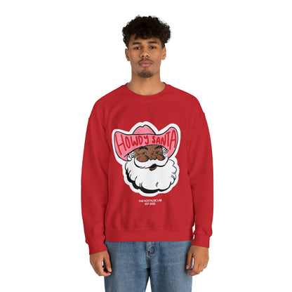 Howdy Santa Unisex Crewneck Sweatshirt
