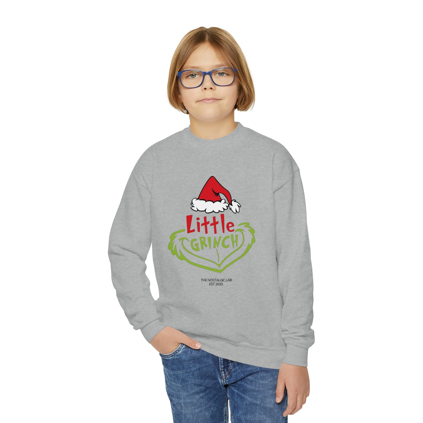 Little Grinch Youth Crewneck Sweatshirt