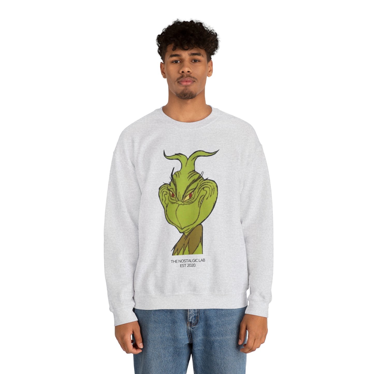 Grinchy Grin Unisex Crewneck Sweatshirt