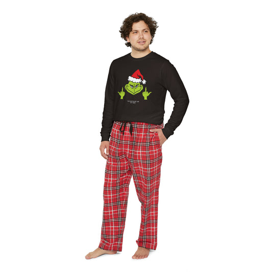Men's Grinch Finger Pajama Set