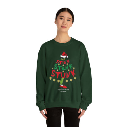 Stink Stank Stunk Grinch Unisex Crewneck Sweatshirt
